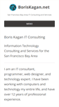 Mobile Screenshot of boriskagan.net