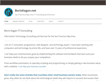 Tablet Screenshot of boriskagan.net